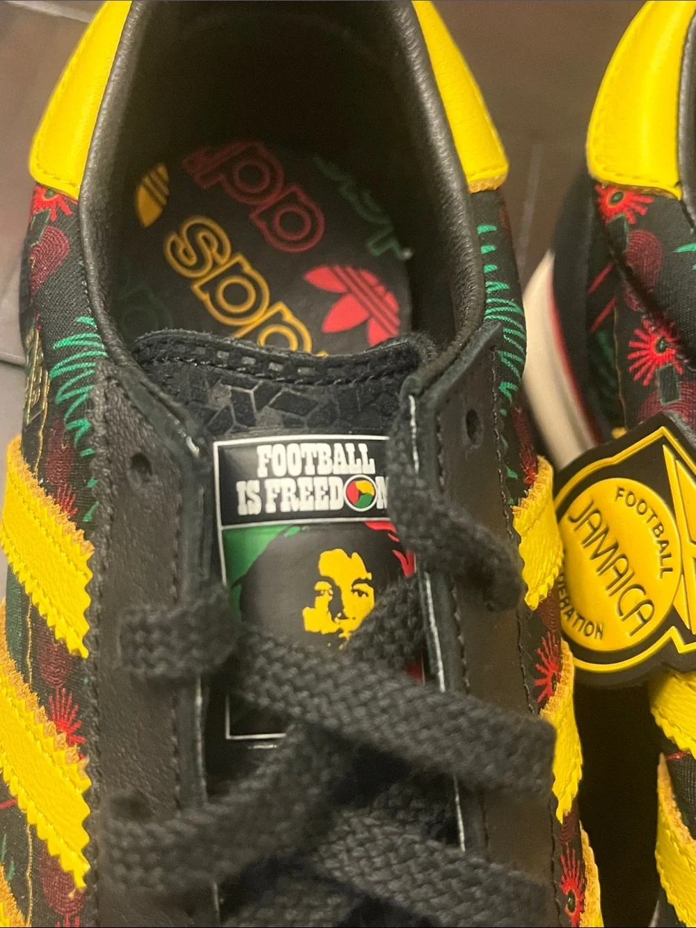 Adidas SL72 RS Jamaica Bob Marley Shoes Sneakers Reggae Mens Sz 5.5 / Womens 6.5